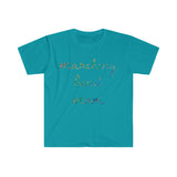 Marching Band Mom - Handwriting - Unisex Softstyle T-Shirt