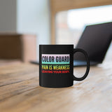 Color Guard - Pain Is Weakness 3 - 11oz Black Mug
