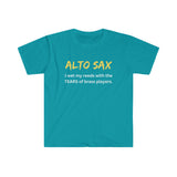 Alto Sax - Tears - Unisex Softstyle T-Shirt