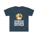 Senior 2023 - White Lettering - Cymbals - Unisex Softstyle T-Shirt