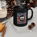 Senior Retro - Snare Drum - 11oz Black Mug