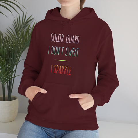 Color Guard - I Don't Sweat, I Sparkle 8 - Hoodie