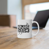 Senior 2023 - Black Lettering - Trumpet - 11oz White Mug