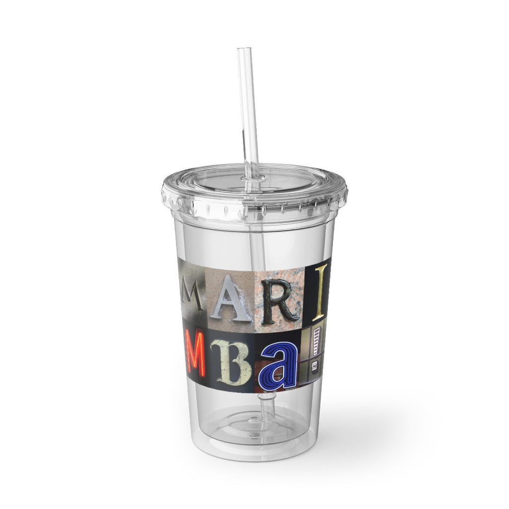 Marimba - Artsy Alphabet - Suave Acrylic Cup